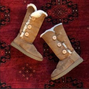 Tall 3-Button Ugg Boots